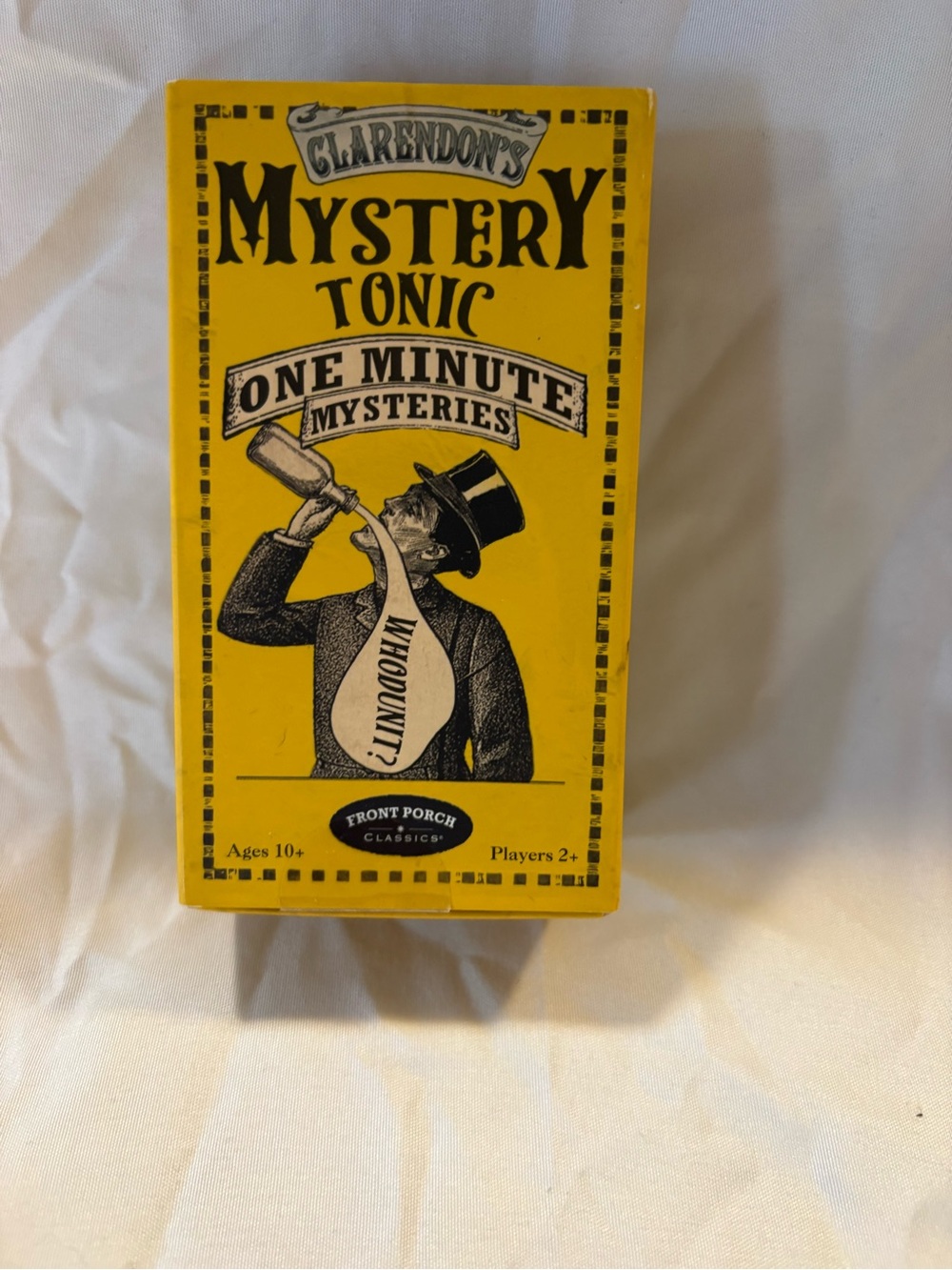 Source Unknown Mystery Tonic One Minute Mysteries Yellow Box